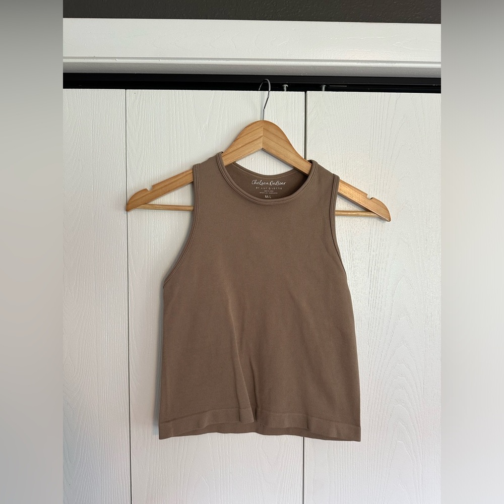 NWOT Chelsea DeBoer Brown Tank Top